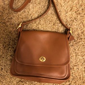 Coach brown cross body